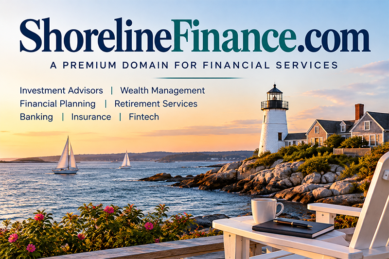 ShorelineFinance.com premium financial services domain
